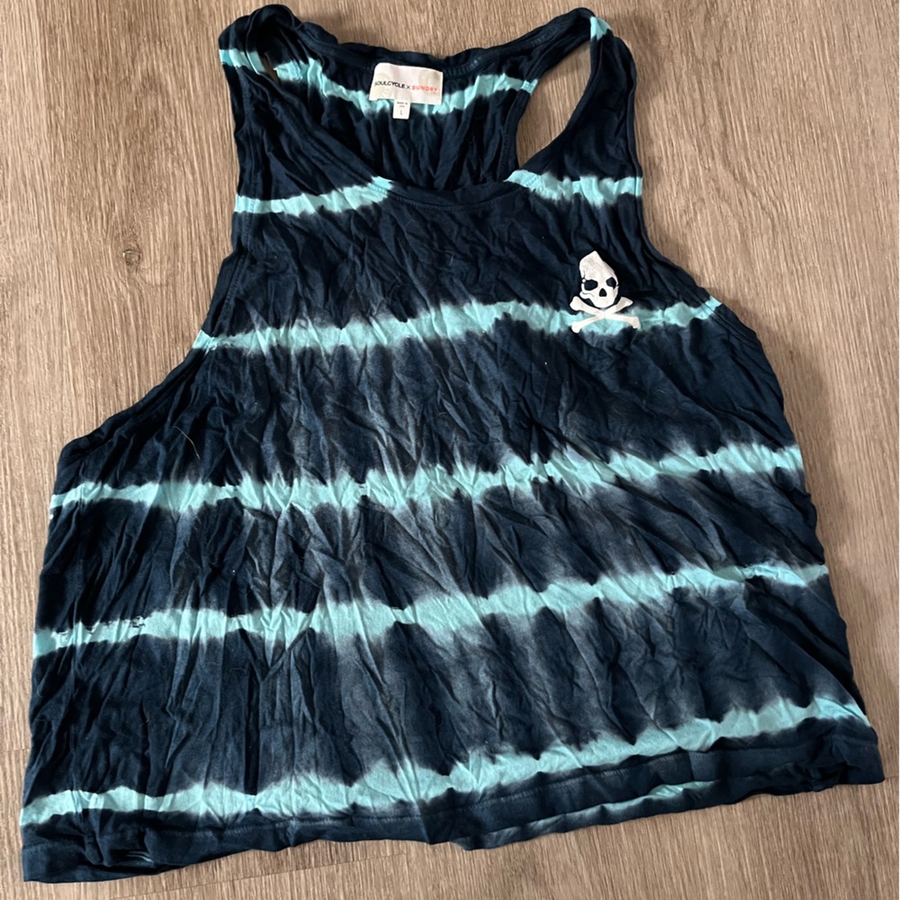 Tie dye soulcycle tank